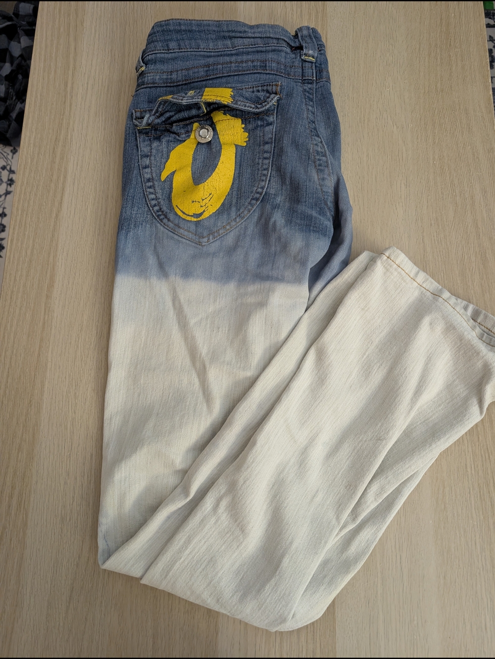 Bleach Dipped True Religion Jeans